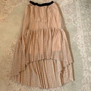 ALL SAINTS tulle Swiss dot skirt